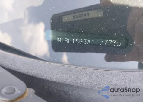 2010 Mazda Mazda3 I Touring z USA, uszkodzony, nr VIN JM1BL1SG3A1177735